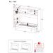 Cama Solteiro com Guarda-Roupa/Roupeiro para colchão 88 x 188 cm Multimóveis Branco