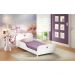 Cama Solteiro para colchão 88 x 188 cm 100% MDF Multimóveis FG2320 Branca