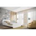 Cama Solteiro para colchão 88 x 188 cm 100% MDF Safira Multimóveis Branca