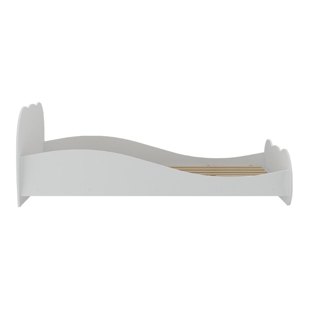 Cama Solteiro para colchão 88x188cm 100% MDF Carolina Multimóveis BB2761 Branco