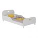 Cama Solteiro para colchão 88x188cm 100% MDF Majestade Multimóveis BB2320 Branco