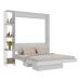 Cama de Casal Articulada para Colchão 138x188cm Multimóveis MP4380 Branco
