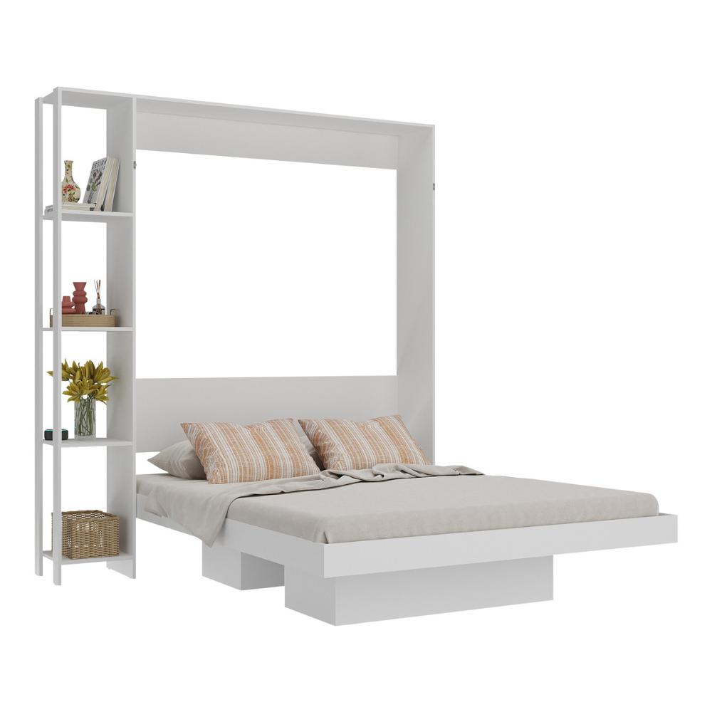 Cama de Casal Articulada para Colchão 138x188cm Multimóveis MP4380 Branco