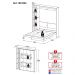 Cama de Casal Articulada para Colchão 138x188cm Multimóveis MP4380 Branco