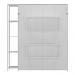 Cama de Casal Articulada para Colchão 138x188cm Multimóveis MP4380 Branco