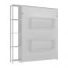 Cama de Casal Articulada para Colchão 138x188cm Multimóveis MP4380 Branco