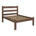 Cama de Casal Madeira Maciça para Colchão 128/138x188cm Multimóveis CR35255 Imbuia