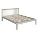Cama de Casal de Madeira Maciça para Colchão 138x188cm Multimóveis CR35273 - Verde Frost/Oak
