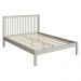 Cama de Casal de Madeira Maciça para Colchão 138x188cm Multimóveis CR35276 - Verde Frost