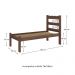 Cama de Solteiro Madeira Maciça com Colchão Incluso Multimóveis CR35256 Imbuia