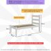 Cama de Solteiro Madeira Maciça para Colchão 78/88x188cm Multimóveis CR35254 Branco