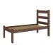 Cama de Solteiro Madeira Maciça para Colchão 78/88x188cm Multimóveis CR35254 Imbuia