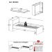 Cama de Solteiro com Colchão Incluso e Baú Embutido Multimóveis MP4232 Rustic