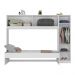 Cama de Solteiro com Guarda Roupa Dublin Multimóveis MP4031 Branca
