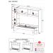 Cama de Solteiro com Guarda Roupa Dublin Multimóveis MP4031 Branca