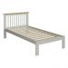 Cama de Solteiro de Madeira Maciça para Colchão 88x188cm Multimóveis CR35274 - Verde Frost/Oak