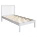 Cama de Solteiro de Madeira Maciça para Colchão 88x188cm Multimóveis CR35277 Branco