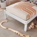 Cama de Solteiro de Madeira Maciça para Colchão 88x188cm Multimóveis CR35277 Branco