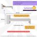 Cama de Solteiro para Colchão 188 x 78cm com Baú Embutido Multimóveis MP4229 Branco