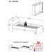 Cama de Solteiro para Colchão 188 x 78cm com Baú Embutido Multimóveis MP4229 Branco