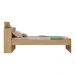 Cama de Solteiro para Colchão 188 x 78cm com Baú Embutido Multimóveis MP4229 Rustic