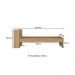 Cama de Solteiro para Colchão 188 x 78cm com Baú Embutido Multimóveis MP4229 Rustic