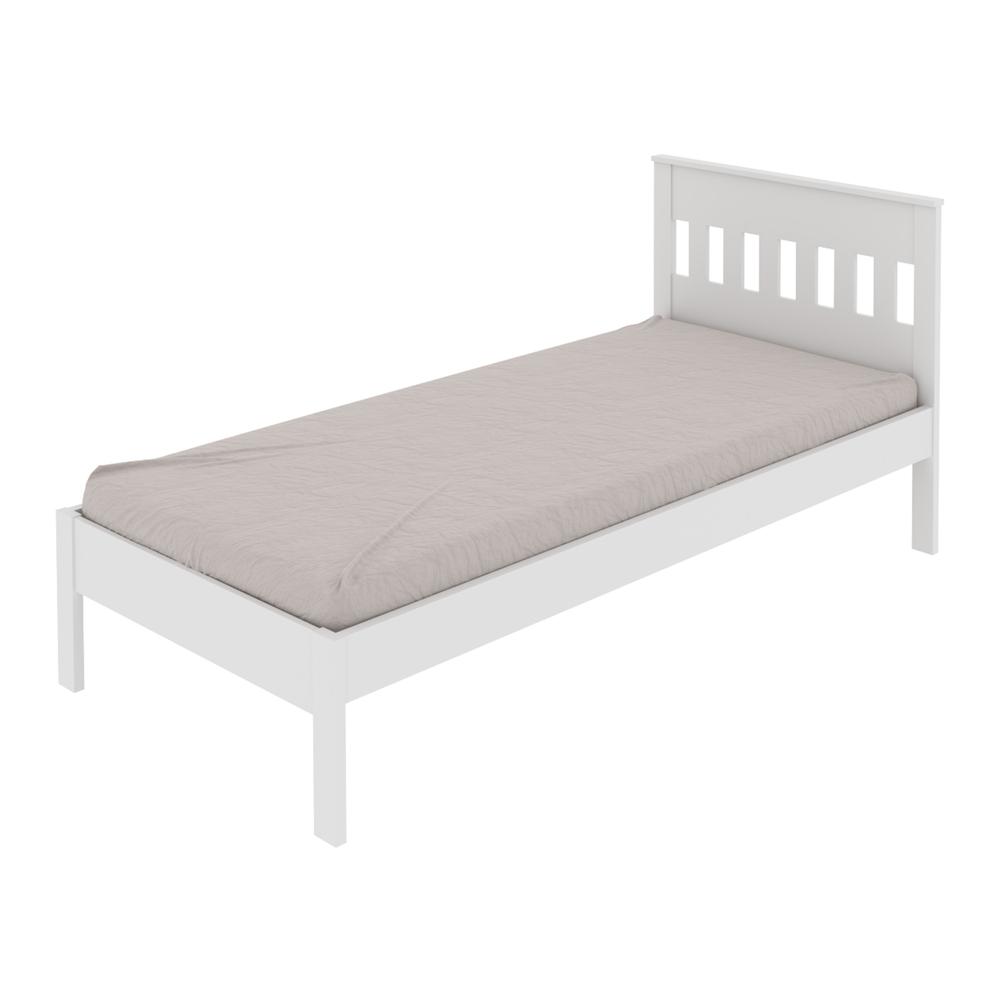 Cama de Solteiro para Colchão 88 x 188 cm Multimóveis CR35010 Branca