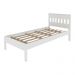 Cama de Solteiro para Colchão 88 x 188 cm Multimóveis CR35010 Branca