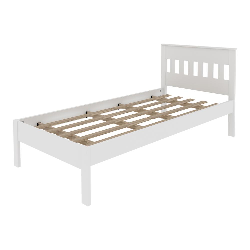 Cama de Solteiro para Colchão 88 x 188 cm Multimóveis CR35010 Branca