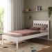 Cama de Solteiro para Colchão 88 x 188 cm Multimóveis CR35253 Branco