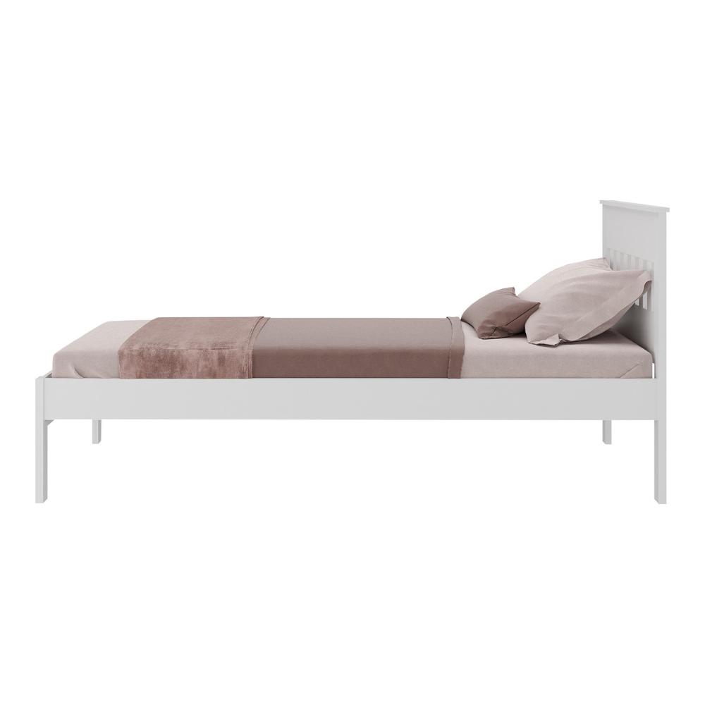 Cama de Solteiro para Colchão 88 x 188 cm Multimóveis CR35253 Branco