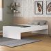 Cama de Solteiro para colchão 88x188cm Maçã do Amor Multimóveis BB4022 Branco