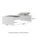 Cama de Solteiro para colchão 88x188cm Maçã do Amor Multimóveis BB4022 Branco