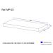 Colchão Solteiro para cama 188 x 88 cm Multimóveis