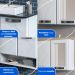 Conjunto Gabinete de Banheiro com Espelheira Suspenso 70,5cm Multimóveis CR10144 Branco