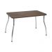 Conjunto Mesa de Jantar 115cm com 6 Cadeiras Multimóveis CR50143 Marrom