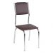 Conjunto Mesa de Jantar 137cm com 6 Cadeiras Multimóveis CR50139 Nogueira/Marrom