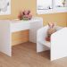 Conjunto Mesa e Cadeira Infantil Multimóveis CR40122 Branco