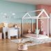 Conjunto Mesa e Cadeira Infantil Multimóveis CR40122 Branco