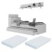 Conjunto Quarto Bicama com Colchão e Baú/Prateleira 175cm Multimóveis MP4220 Branco