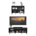 Conjunto Sala de Estar Rack + Painel TV 65" e Aparador Retrô Sofia Multimóveis Preto
