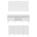 Conjunto Sala de Estar Rack/Painel TV/Aparador Multimóveis Sofia FG1005 Branco