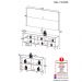 Conjunto Sala de Estar Rack/Painel TV/Aparador Multimóveis Sofia FG1005 Branco/Natural