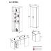 Conjunto de Armário Lavanderia 2 Portas com Mesa Dobrável Multimóveis MP5060 Branco