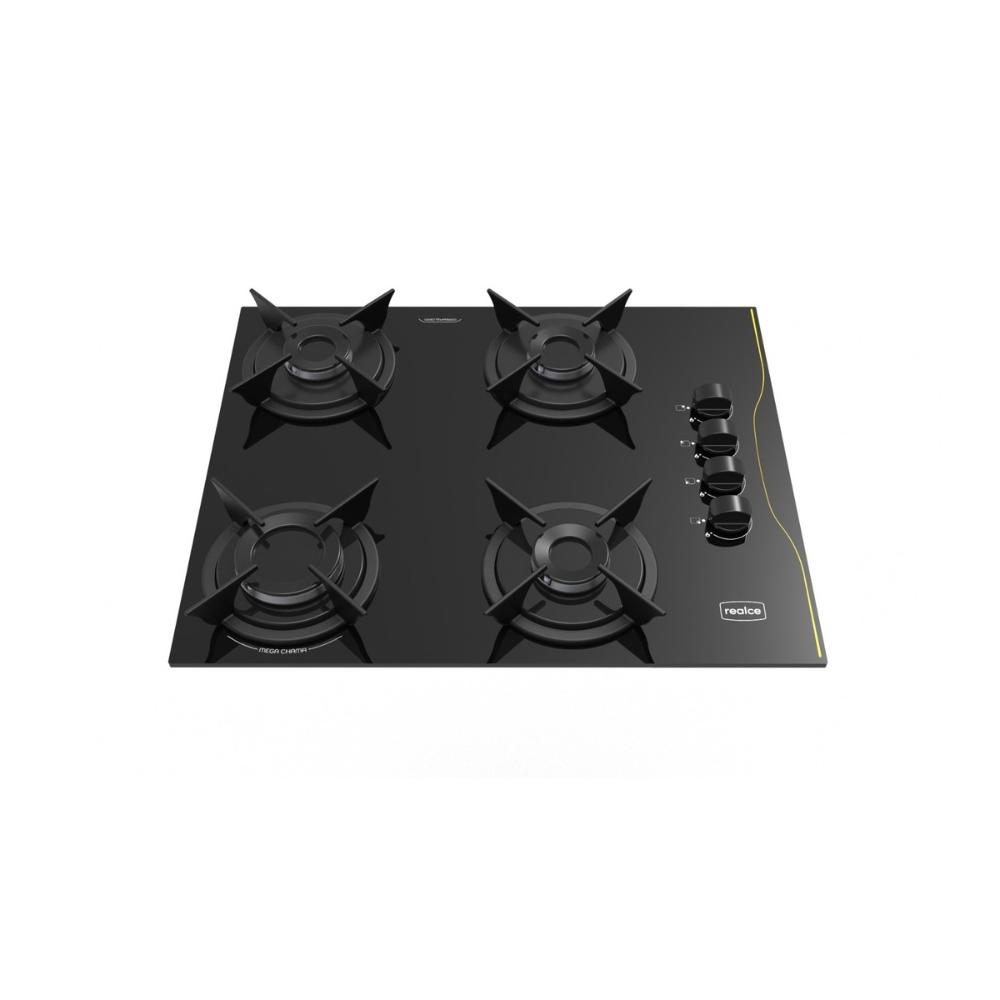 Cooktop 4 Bocas a Gás Realce Bivolt CR224 Preto