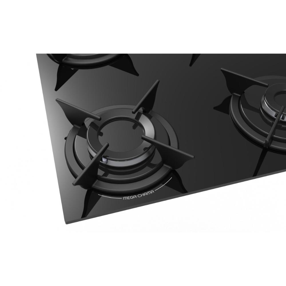Cooktop 4 Bocas a Gás Realce Bivolt CR224 Preto
