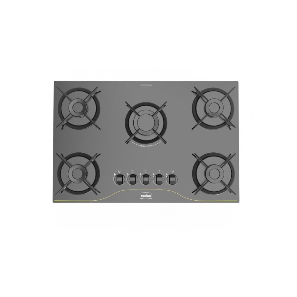 Cooktop 5 Bocas a Gás Realce Bivolt CR225 Preto