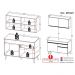 Cozinha Compacta 2 pç c/ Armário e Balcão MP3687 Veneza GB Preta