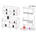 Cozinha Compacta 2 peças com Leds MP2012 Veneza Up Multimóveis Branca
