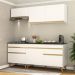 Cozinha Compacta 4 peças c/ Armário e Balcão MP3705 Veneza GW Multimóveis Branca